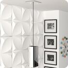 3 Pendentes Industrial Inox Quadrado Moderno Luminária Elg