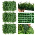 3 Placas De Folhagem Artificial Para Parede Verde Luxo Estabi