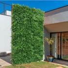 3 Placas De Folhagem Artificial Para Parede Verde Luxo Estabi