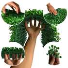 3 Placas Para Parede Verde Buxinho Artificial 60x40 Plantas C