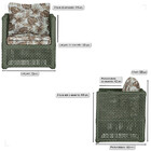 3 Poltronas Madri Alumínio Corda Náutica Estofado  6 Trama Or