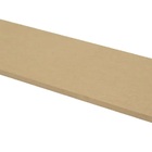 3 Prateleiras Mdf  Cru 50x20cms Com Suporte