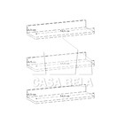 3 Prateleiras Suspensa