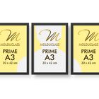 3 Quadros Decorativos A3 Com Impressão Personalizada Vidro