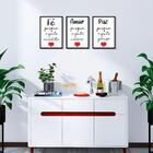 3 Quadros Decorativos Frases Religiosas 4 21x30 Luven Bra