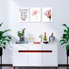 3 Quadros Decorativos Religioso Oração 2 21x30 Pvc Luven Br