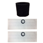 3 Saco Descartável + Filtro Permanente Para Aspirador De Pó W