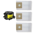 3 Saco Descartável Para Aspirador De Pó Karcher T201