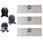 3 Saco Descartável Para Aspirador De Pó Lavor Power Duo / Sil