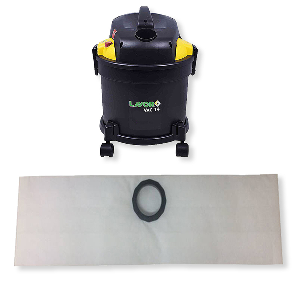 3 Saco Descartável Para Aspirador De Pó Lavor Vac 14