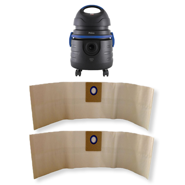 3 Saco Descartável Para Aspirador De Pó Philco Pas 10