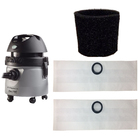 3 Sacos + Filtro de Espuma Permanente Motor Refil Coletor Bag