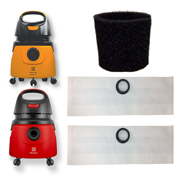 3 Sacos + Filtro Espuma Permanente Motor Refil Coletor Bag Ca