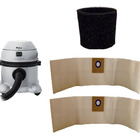 3 Sacos Descartáveis + 1 Filtro Permanente P/ Aspirador De Pó