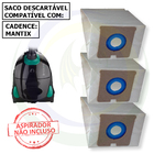 3 Sacos Descartáveis Para Aspirador De Pó Cadence Mantix