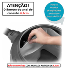 3 Sacos Refil Coletor Bag Cartucho Descartável para Aspirador