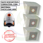 3 Sacos Refil Coletor de Papel Descartável para Aspirador Bri