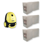 3 Sacos Refil Coletor de Papel Descartável Para Aspirador Kar