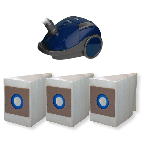 3 Sacos Refil Coletor de Papel Descartável para Aspirador Mal