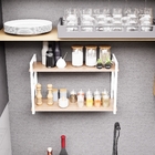 3 Suporte Nicho Prateleira Industrial Parede 37x20cm Branco