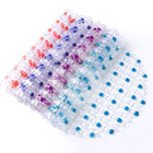 3 Tapete Box Banheiro Ventosa Antimofo Transparente Sortido