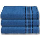 3 Toalhas Plus Size Grossa E Macia 80x180 Azul