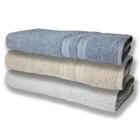 3 Toalhas Super Felpudas Grande E Grossa Algodão 80x150 Az+bg