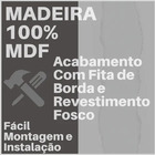 3 Un. Aparador Para Livros Nicho De Madeira Para Casas 50x15