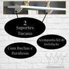 3 Un. Aparador Para Livros Nicho De Madeira Para Casas 50x15