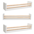 3 Unidades - Prateleira Auxiliar Para Banheiro / Porta Temper