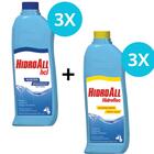 3 X Clarificante 1l + 3 Alg. Manutenção 1l Piscinas