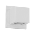 3x Arandela Box Cubo Pequena 1 Facho BRANCO Parede Muro St1319
