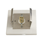 3x Arandela Box Cubo Pequena 1 Facho BRANCO Parede Muro St1319