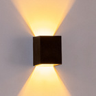 3x Arandela Efeito 2 Focos Marrom Policarbonato + Led G9 5w 3