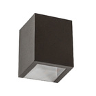 3x Arandela Efeito 2 Focos Marrom Policarbonato + Led G9 5w 3