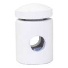 3x Deslocador De Fios Branco P/ Pendentes E Luminárias Ø1,5 C