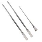 3x Espetos Espada/coração De Inox Lâmina 50cm Para Churrasco