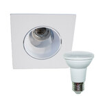 3x Spot Embutir Rente Orientável Alumínio Injetado + Led Par2