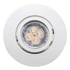 3x Spot Orientável Embutir + Led Mr11 4w Branco Frio St1823