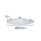 3x Spot Redondo Embutir Led Integrado 15w + 7w 2700k St1829