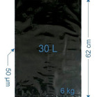 400 Sacos Para Lixo Preto Reforçado 30 Litros