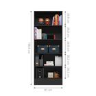 4095 - Armario Gamer Preto Fosco (4095.37)