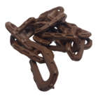 40 Mt Corrente Plástica Isolamento Calha Chuva Elo P Marrom