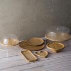 40 Petisqueiras De Bambu Restaurante 20x10cm Bandeja Lyor Pet