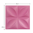 40 Placas Decorativas Revestimento De Parede Pvc 3d - Pétalas