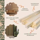 40 Ripas De Pinus 1,5x1,5cm - 100cm De Comprimento