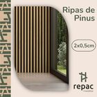 40 Ripas De Pinus 2x0,5cm - 65cm De Comprimento