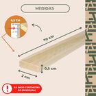 40 Ripas De Pinus 2x0,5cm - 70cm De Comprimento