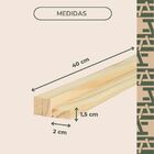 40 Ripas De Pinus 2x1,5cm - 40cm De Comprimento
