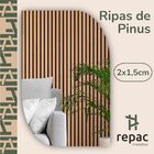 40 Ripas De Pinus 2x1,5cm - 85cm De Comprimento